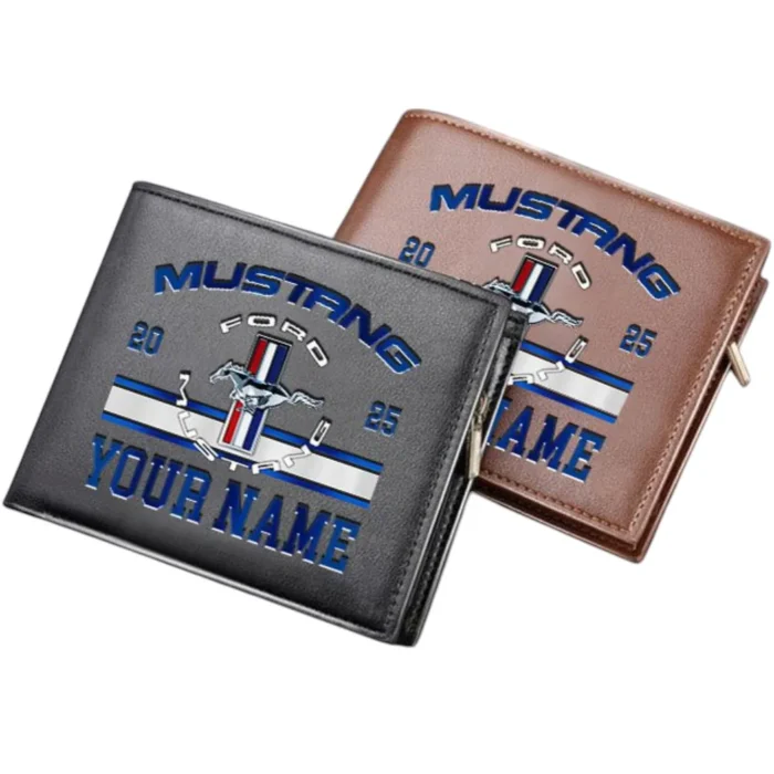 Fastback Coupe PU Leather Wallet, Automotive Lifestyle PU Wallet CAR370