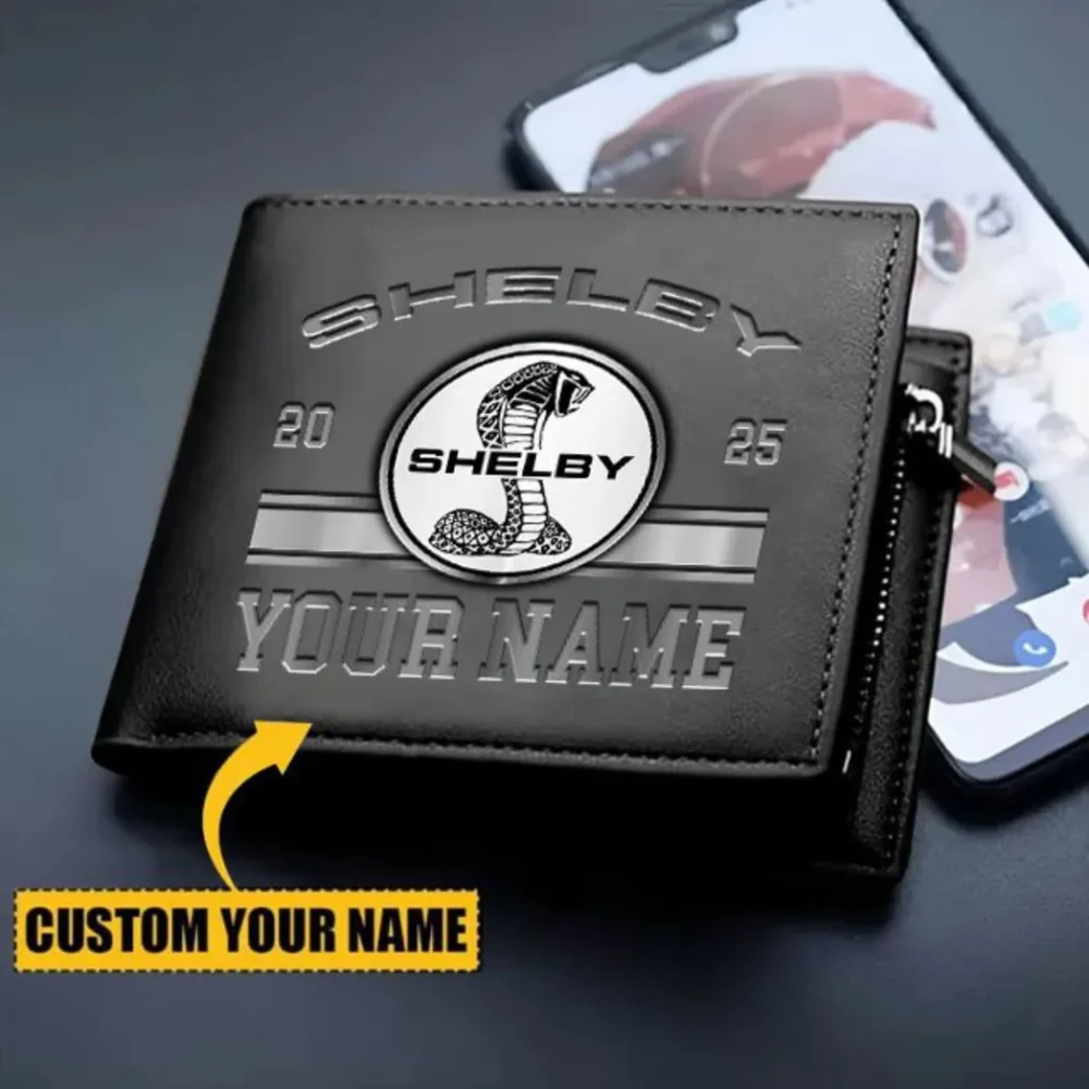 American Muscle Car PU Leather Wallet, Biker’s Custom PU Wallet CAR370 - Image 2