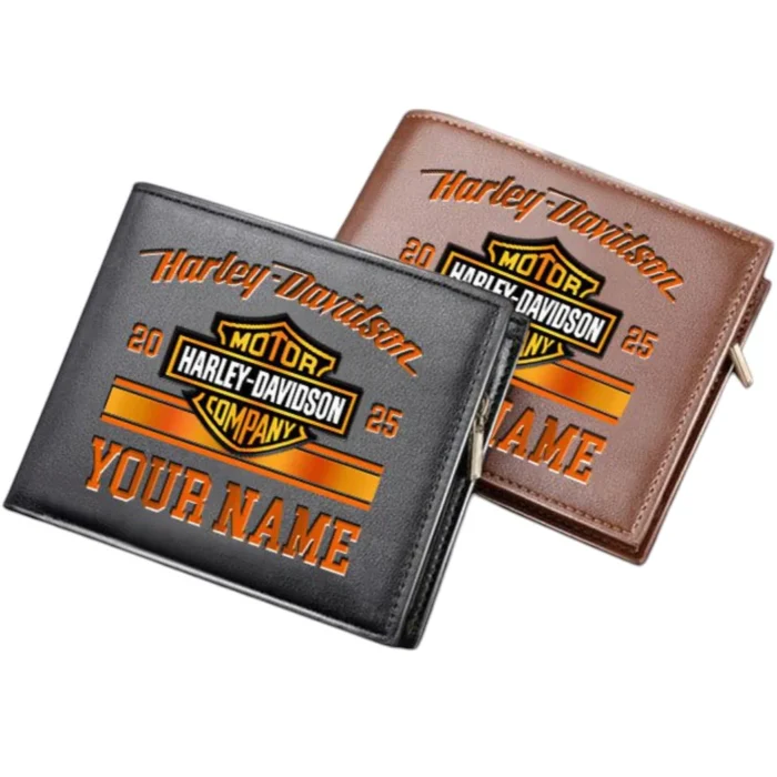 Biker Icon PU Leather Wallet, Street-Ready Auto Wallet CAR370