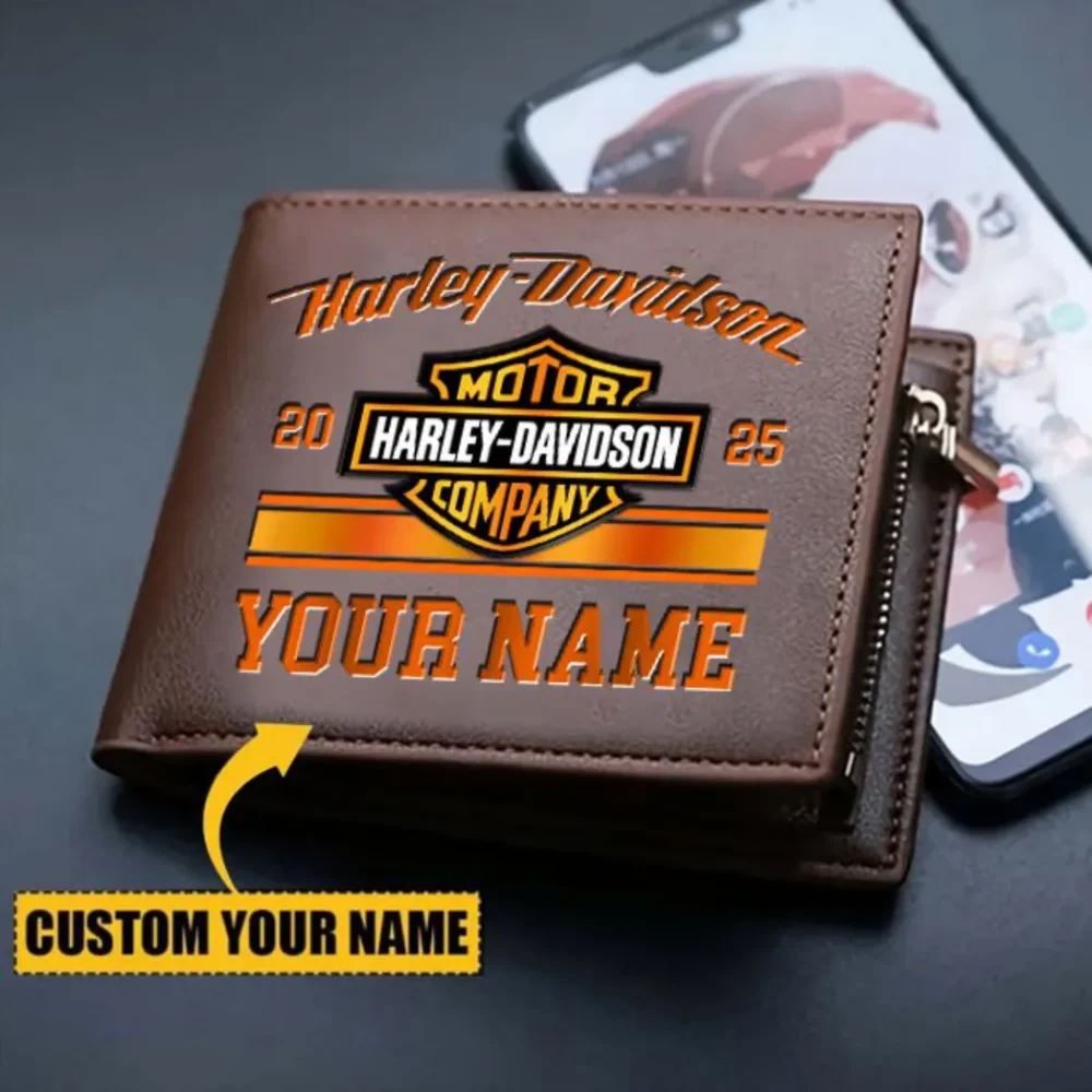 Biker Icon PU Leather Wallet, Street-Ready Auto Wallet CAR370 - Image 3