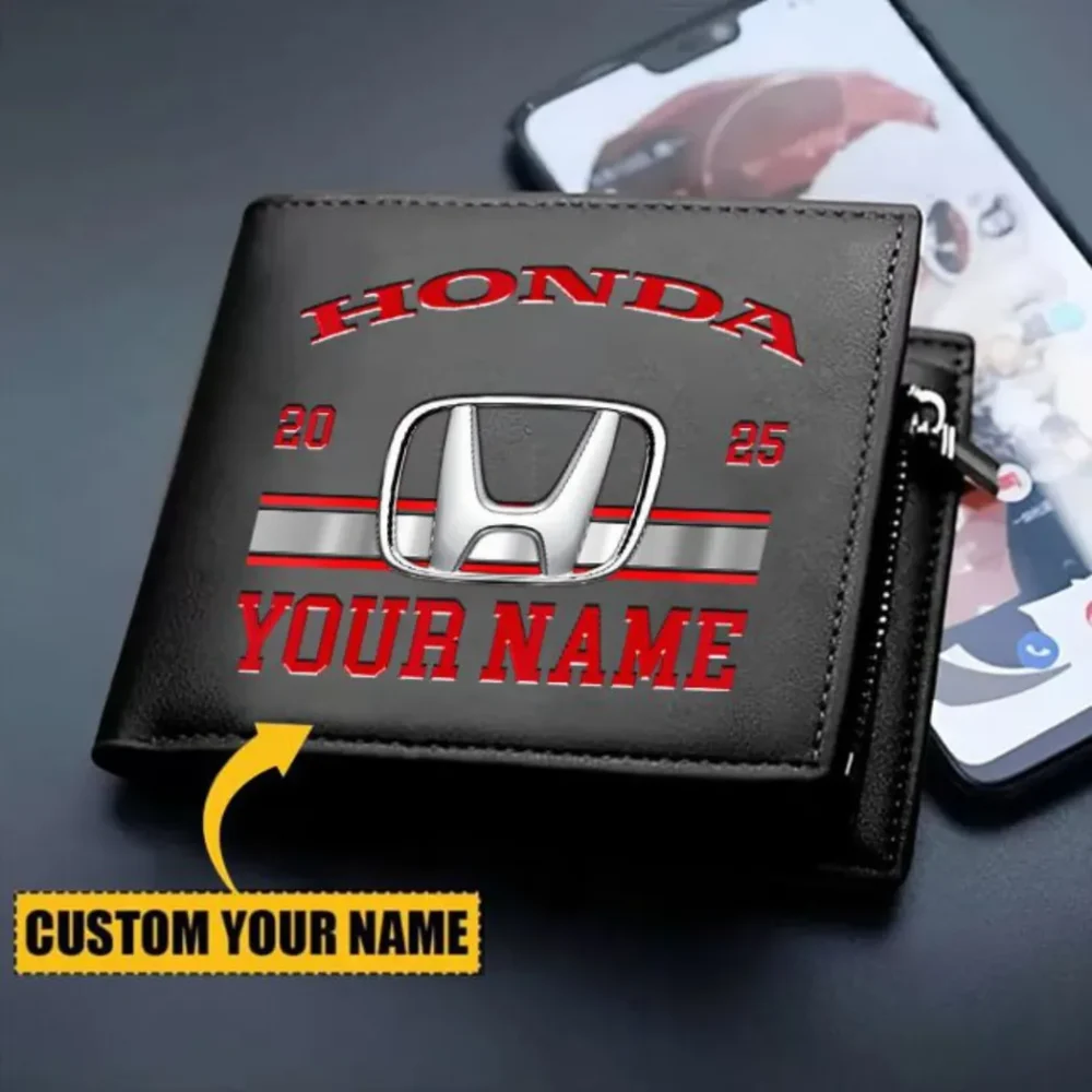 Mid-Size Vehicle PU Leather Wallet, Moto & Car Fan Wallet CAR370 - Image 2