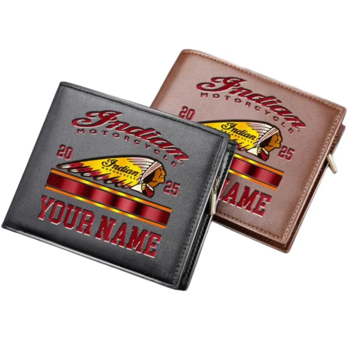 Old-School Cruiser PU Leather Wallet, Custom Garage PU Wallet CAR370