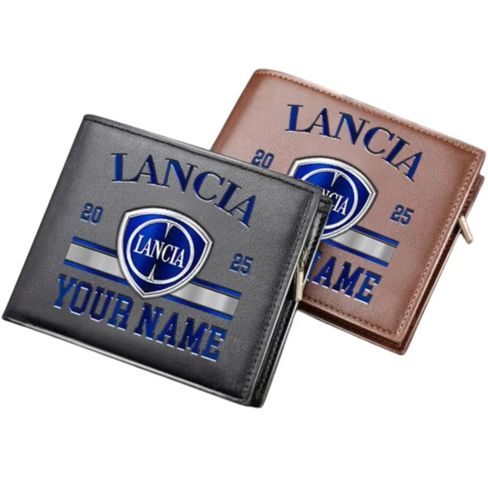 Italian Compact PU Leather Wallet, Road-Ready Automotive Wallet CAR370