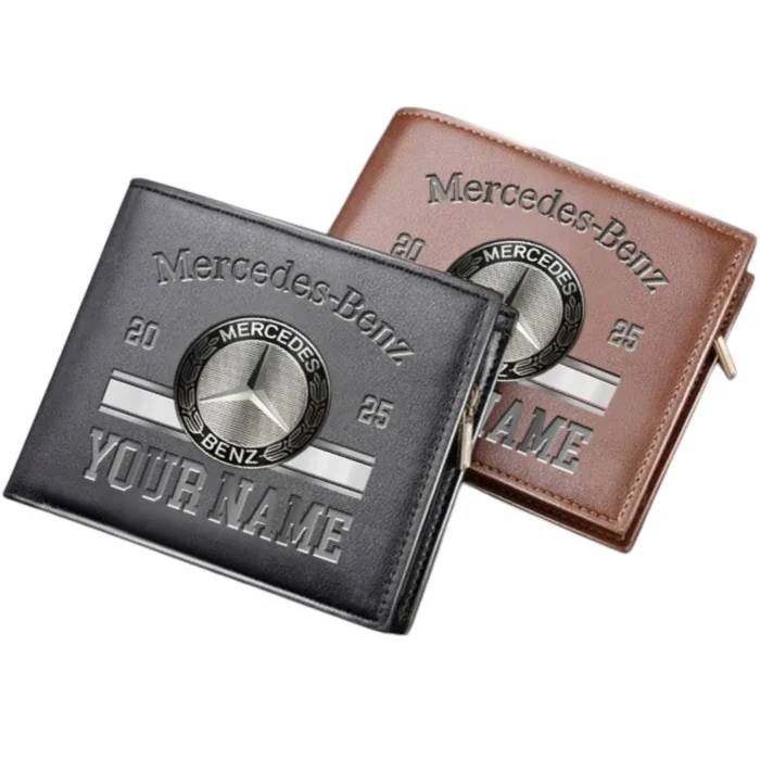 Business-Class Auto PU Leather Wallet, Custom Garage PU Wallet CAR370