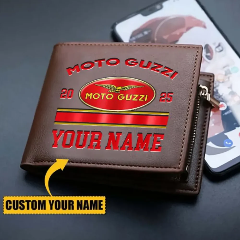 European Motorbike PU Leather Wallet, Moto Street PU Wallet CAR370 - Image 3