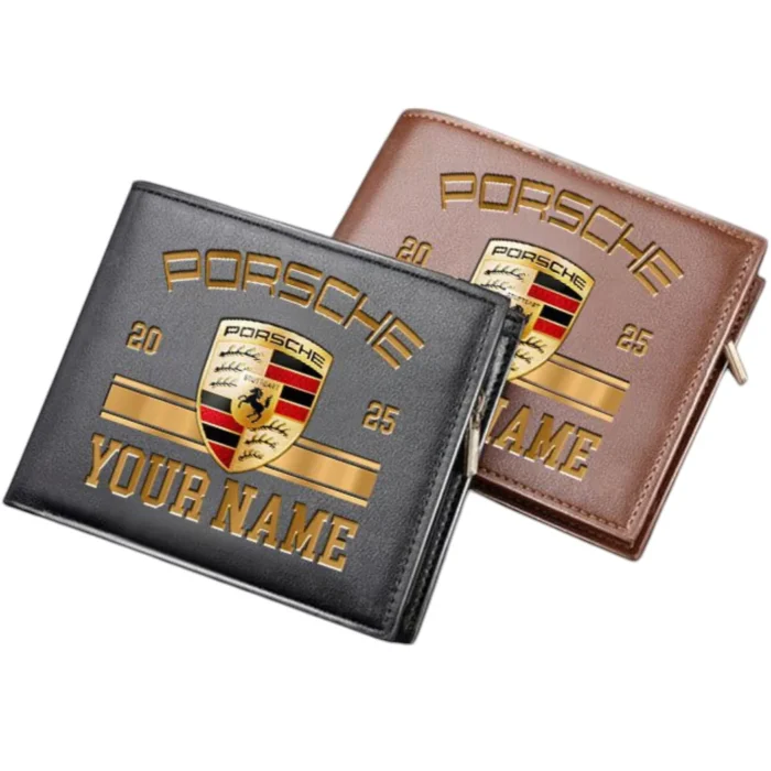 Track Day Machine PU Leather Wallet, Moto & Car Fan Wallet CAR370