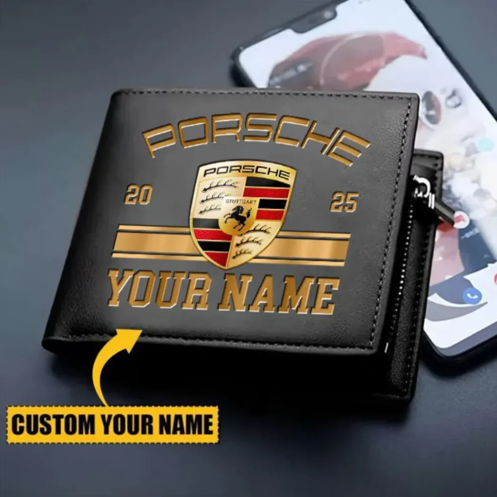 Track Day Machine PU Leather Wallet, Moto & Car Fan Wallet CAR370 - Image 2