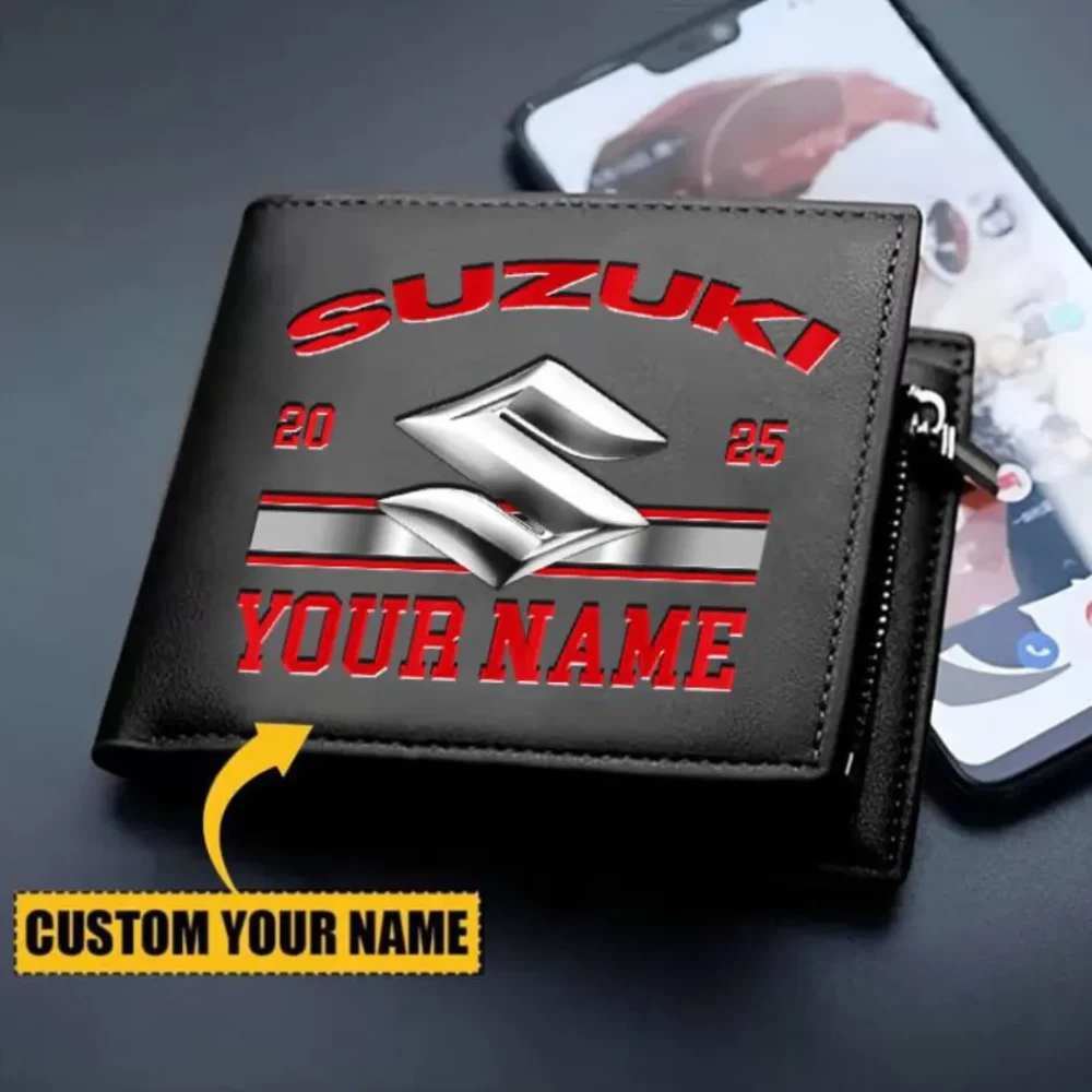 Street Racer PU Leather Wallet, Street-Ready Auto Wallet CAR370 - Image 2