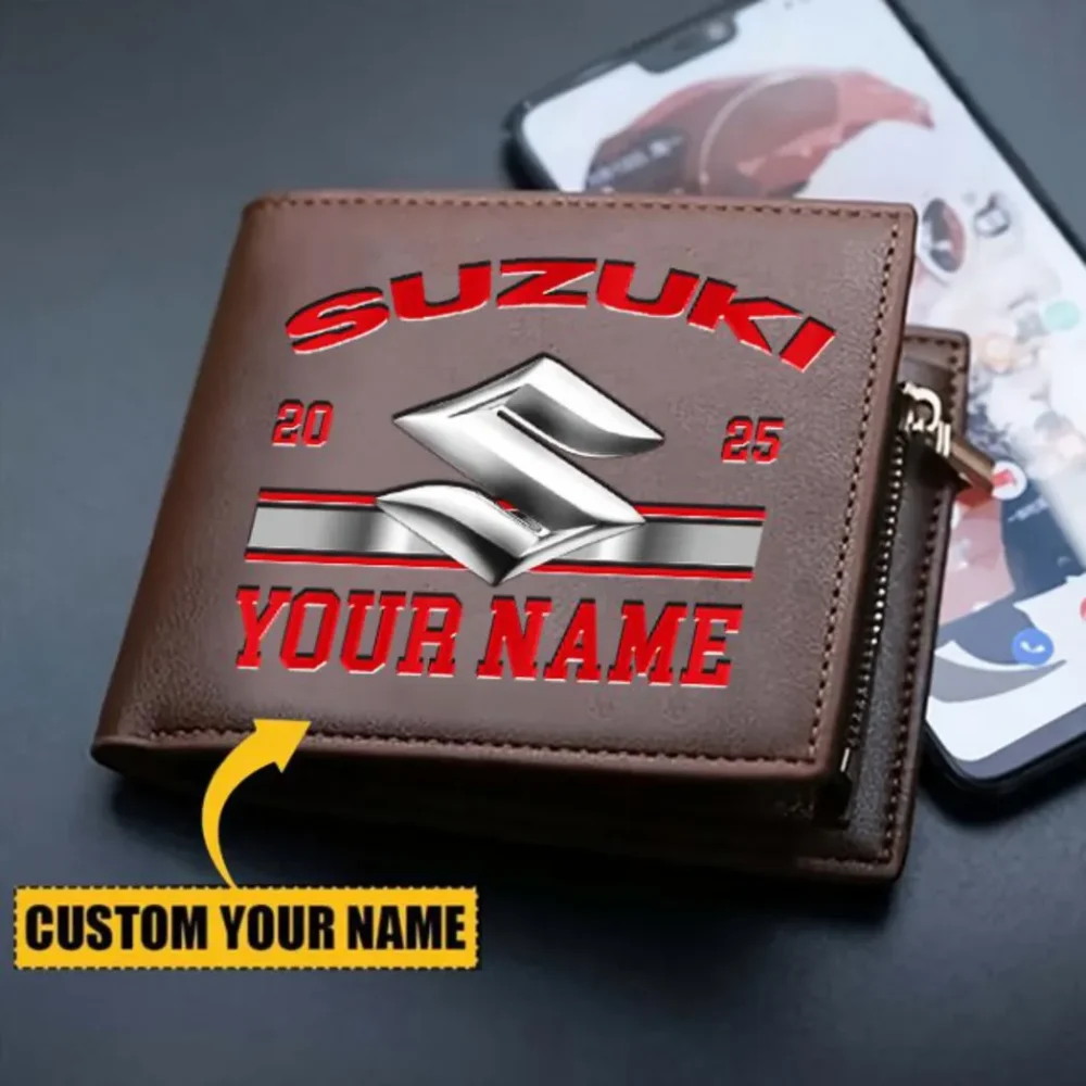 Street Racer PU Leather Wallet, Street-Ready Auto Wallet CAR370 - Image 3