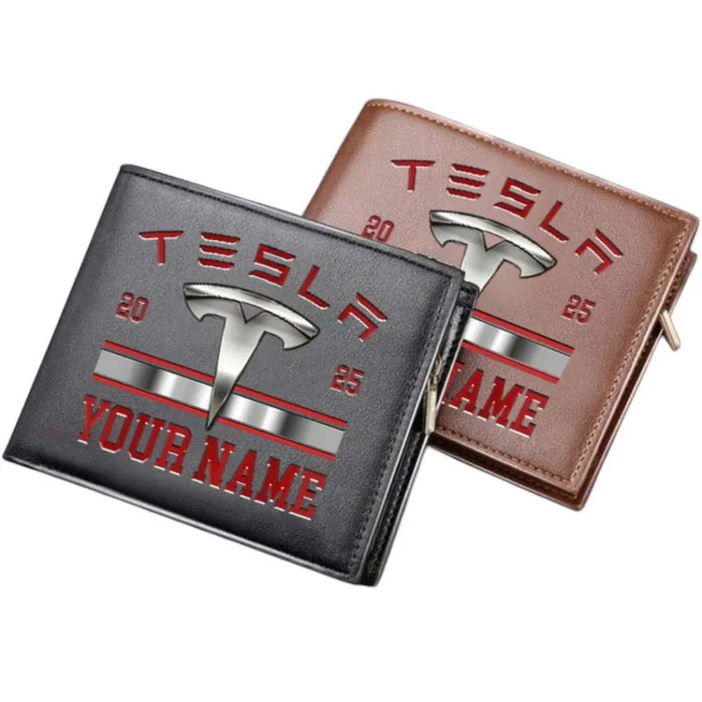 Zero-Emission Vehicle PU Leather Wallet, Road Life Leather Wallet CAR370