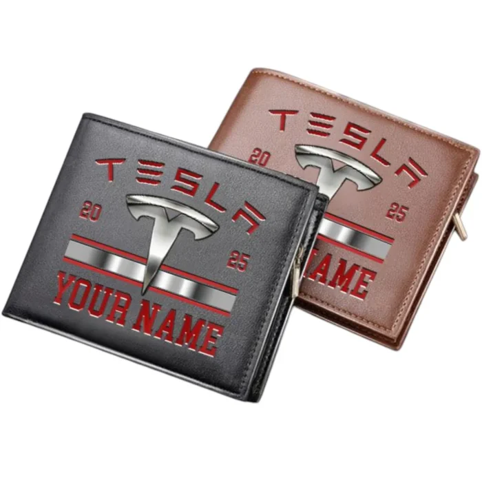 Zero-Emission Vehicle PU Leather Wallet, Road Life Leather Wallet CAR370