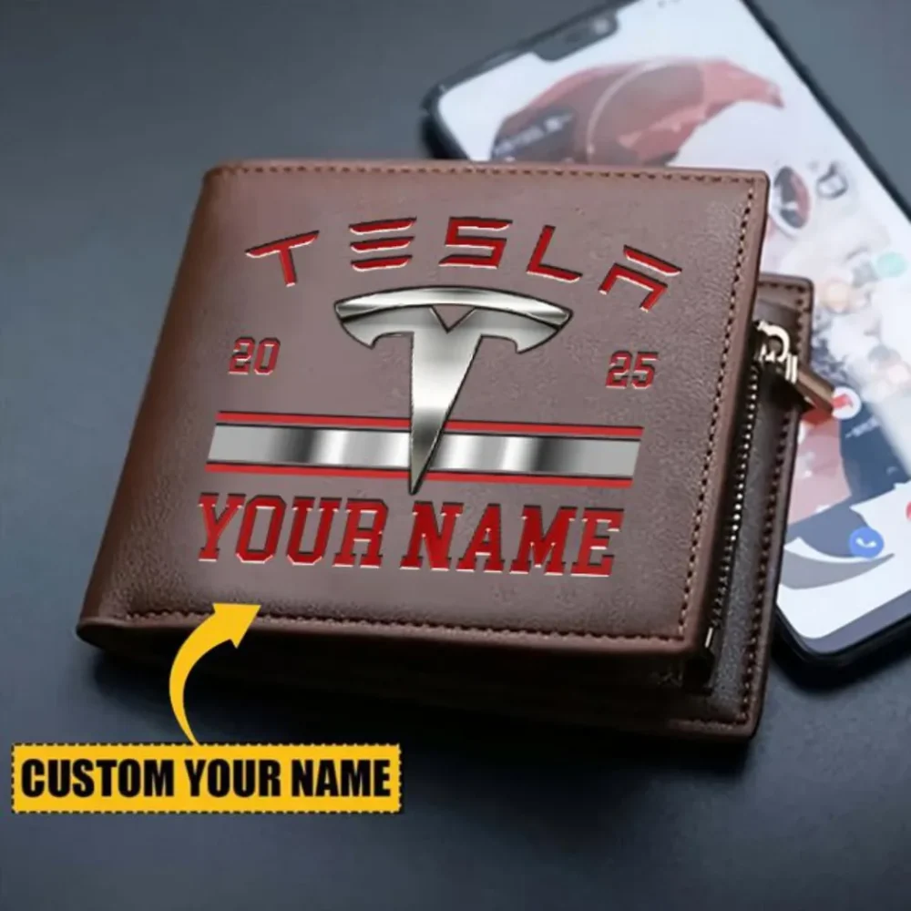 Zero-Emission Vehicle PU Leather Wallet, Road Life Leather Wallet CAR370 - Image 3
