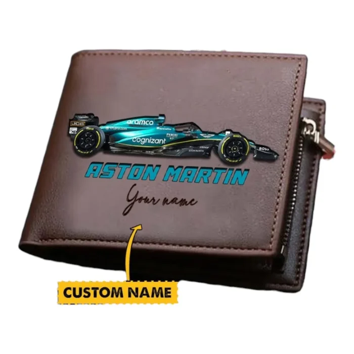 British Luxury Sports Car PU Leather Wallet, Road Culture PU Wallet CAR379