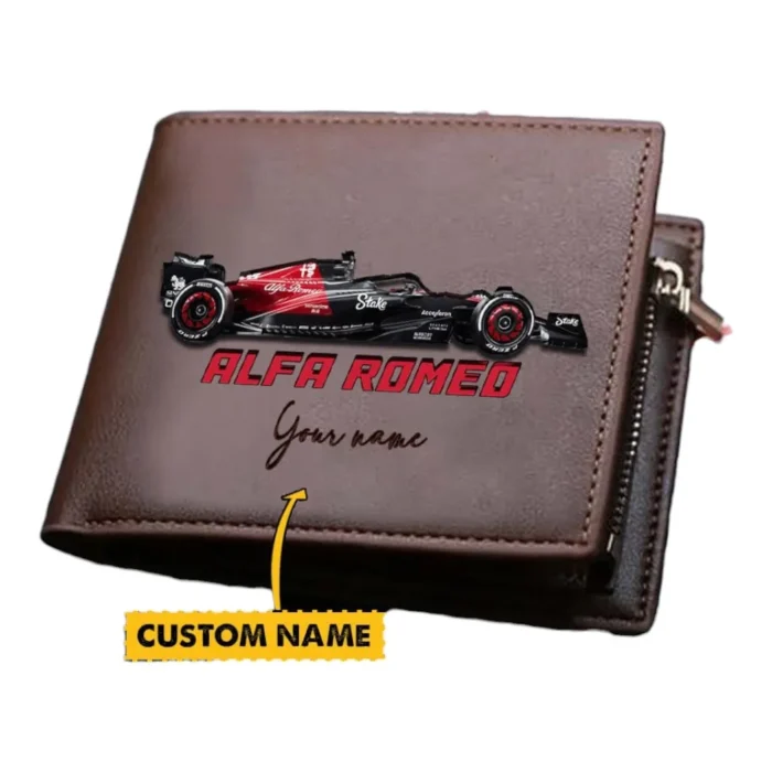 Italian Classic PU Leather Wallet, Car Culture PU Wallet CAR379