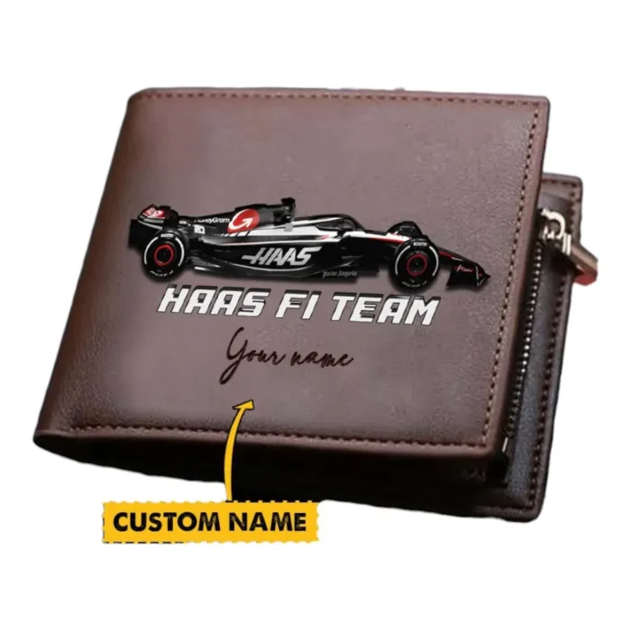 Precision Racing Machine PU Leather Wallet, Compact Driver’s Leather Wallet CAR379