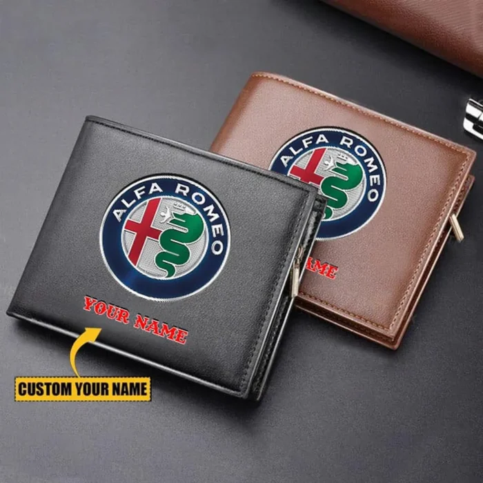 Racing Heritage PU Leather Wallet, Road-Ready Automotive Wallet CAR260