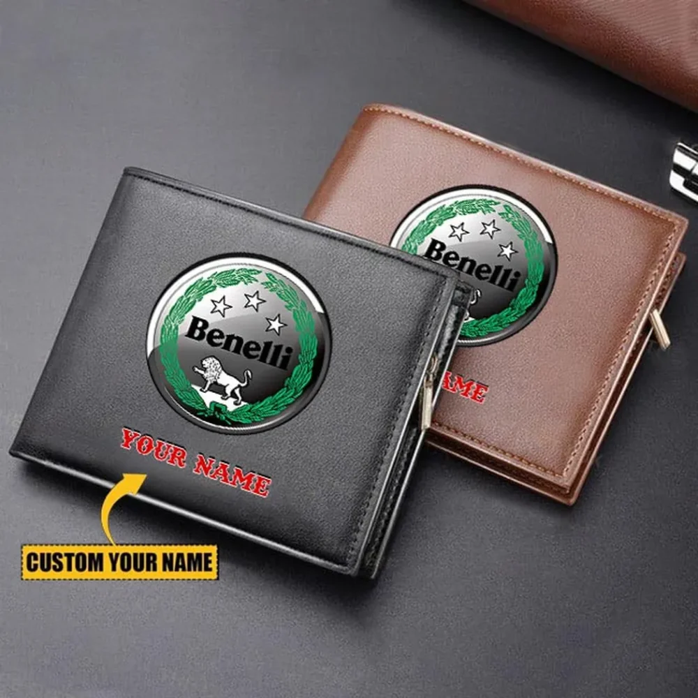 Dual-Sport Bike PU Leather Wallet, Road Culture PU Wallet CAR260
