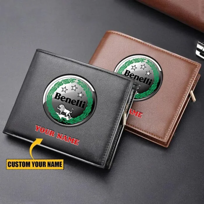 Dual-Sport Bike PU Leather Wallet, Road Culture PU Wallet CAR260