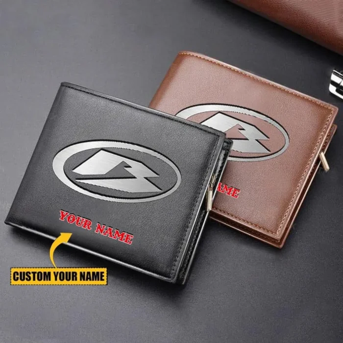 Performance Trail Bike PU Leather Wallet, Sleek Car Enthusiast Wallet CAR260