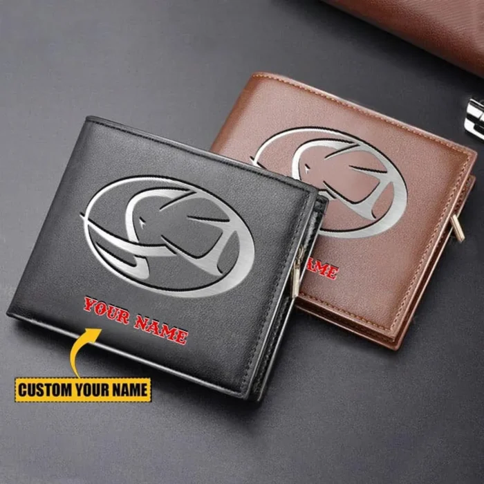 Racing Two-Wheeler PU Leather Wallet, Compact Driver’s Leather Wallet CAR260