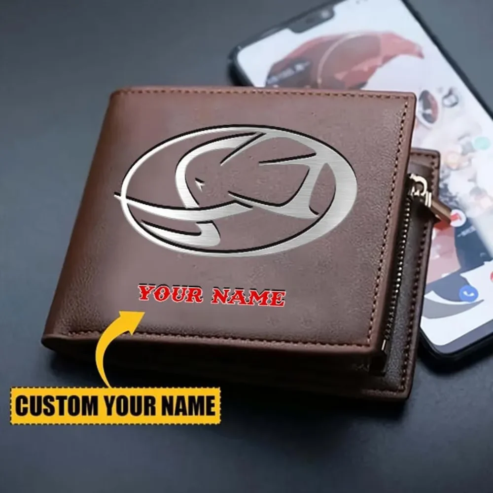 Racing Two-Wheeler PU Leather Wallet, Compact Driver’s Leather Wallet CAR260 - Image 3
