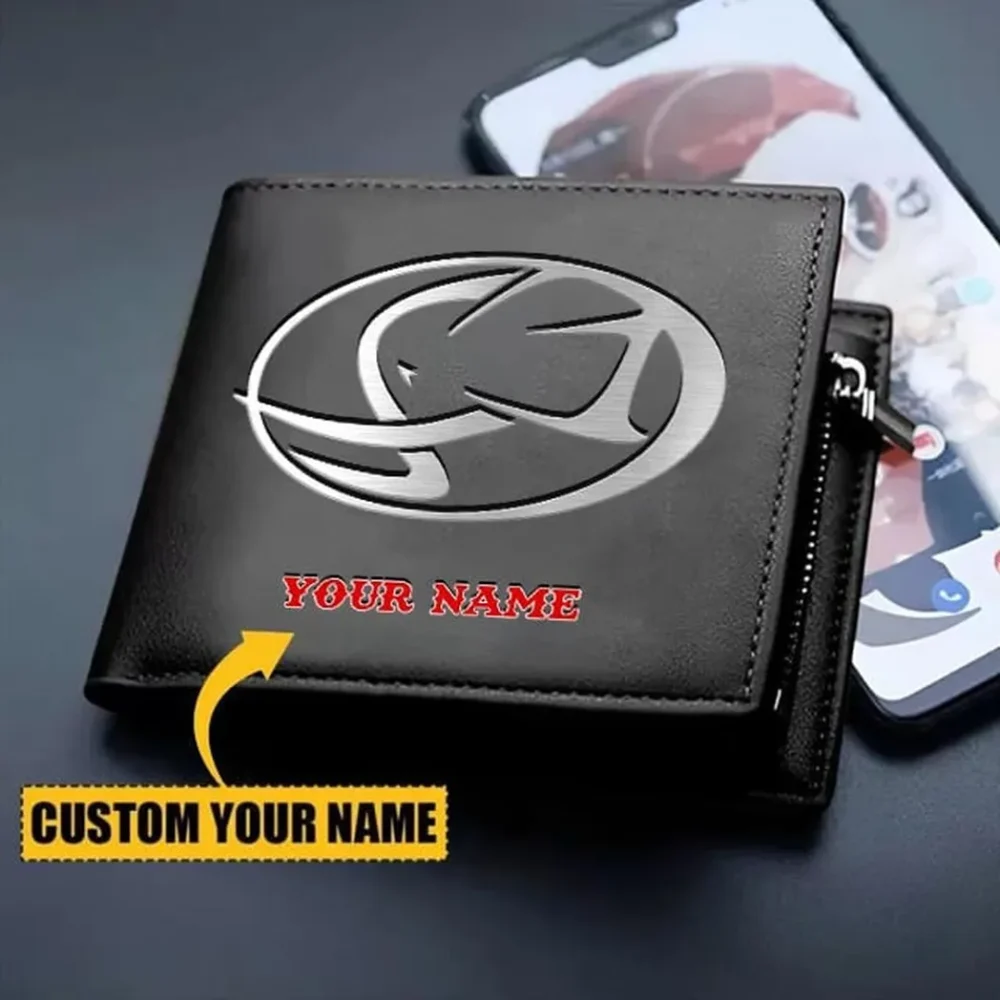 Racing Two-Wheeler PU Leather Wallet, Compact Driver’s Leather Wallet CAR260 - Image 2