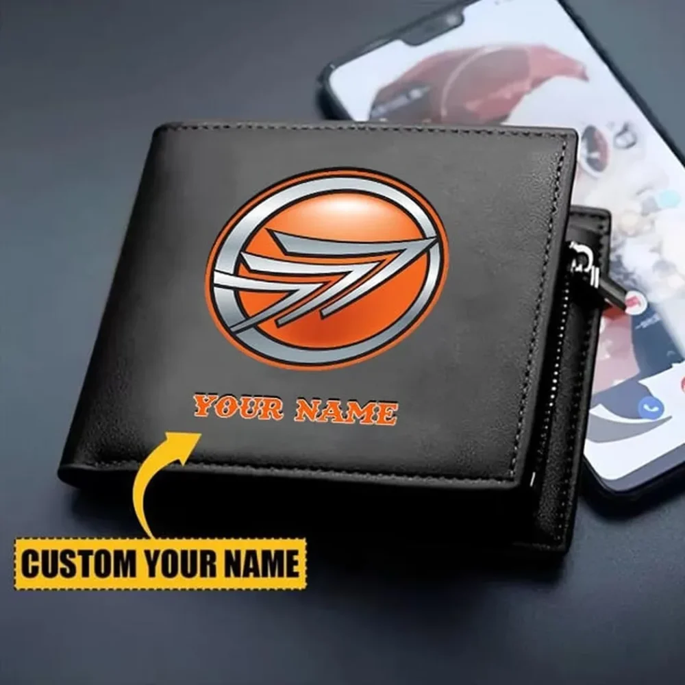 Modern Street Bike PU Leather Wallet, Auto Enthusiast PU Wallet CAR260 - Image 2