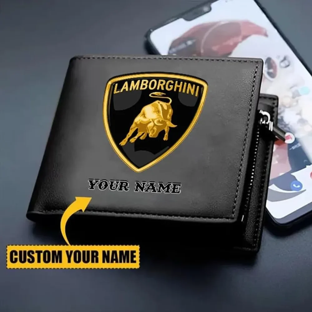 Italian Speed Machine PU Leather Wallet, Motorhead Everyday Wallet CAR260 - Image 2