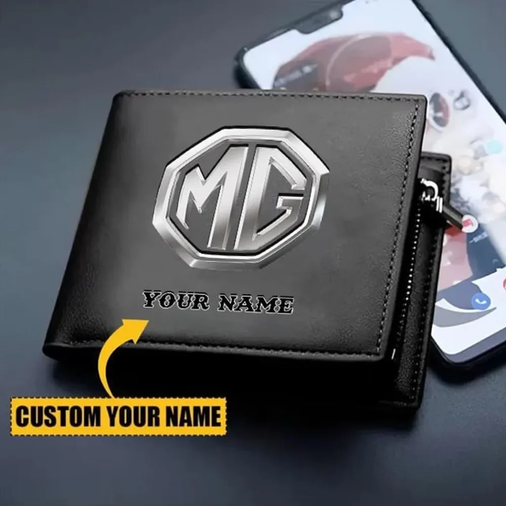 Classic British Car PU Leather Wallet, Rugged Driver’s Leather Wallet CAR260 - Image 2