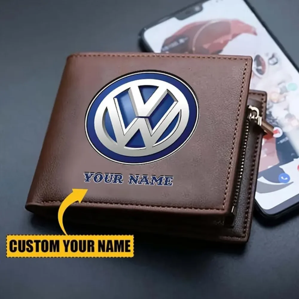Sedan Vehicle PU Leather Wallet, Custom Garage PU Wallet CAR260 - Image 3