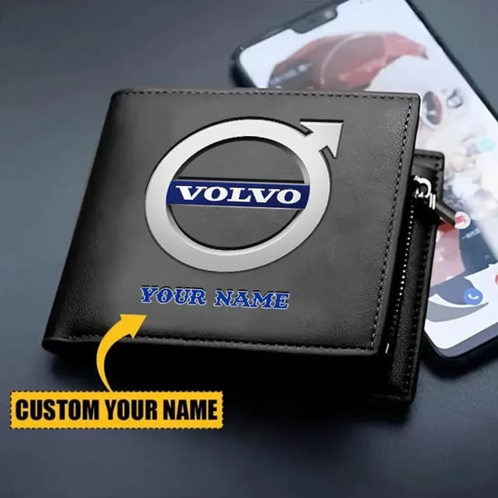 Swedish Car Brand PU Leather Wallet, Road Life Leather Wallet CAR260 - Image 2