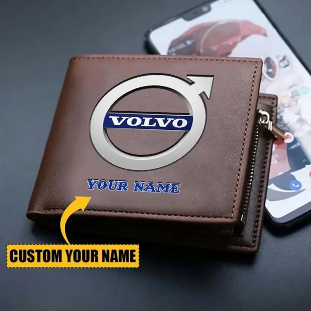Swedish Car Brand PU Leather Wallet, Road Life Leather Wallet CAR260 - Image 3