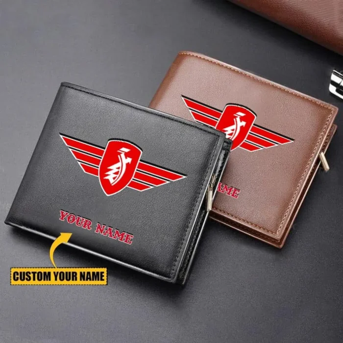 Traditional Motorcycle PU Leather Wallet, Driver-Inspired PU Wallet CAR260